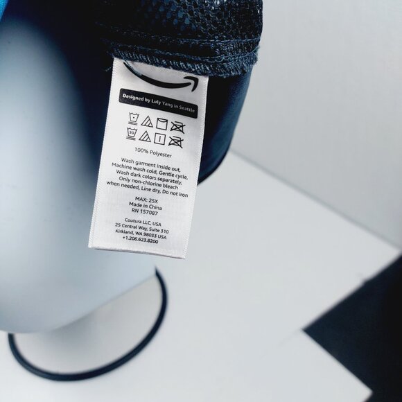 Amazon Men's Blue Black AFV01U Sleeveless DSP Active Safety Vest Size 4XL/5XL - Picture 9 of 10